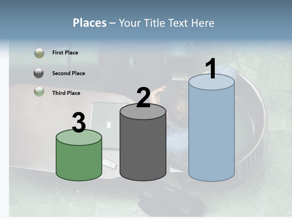 Two Business Men In A Meeting. PowerPoint Template
