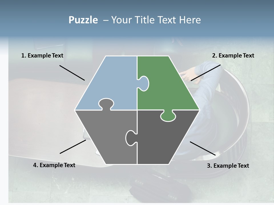 Two Business Men In A Meeting. PowerPoint Template