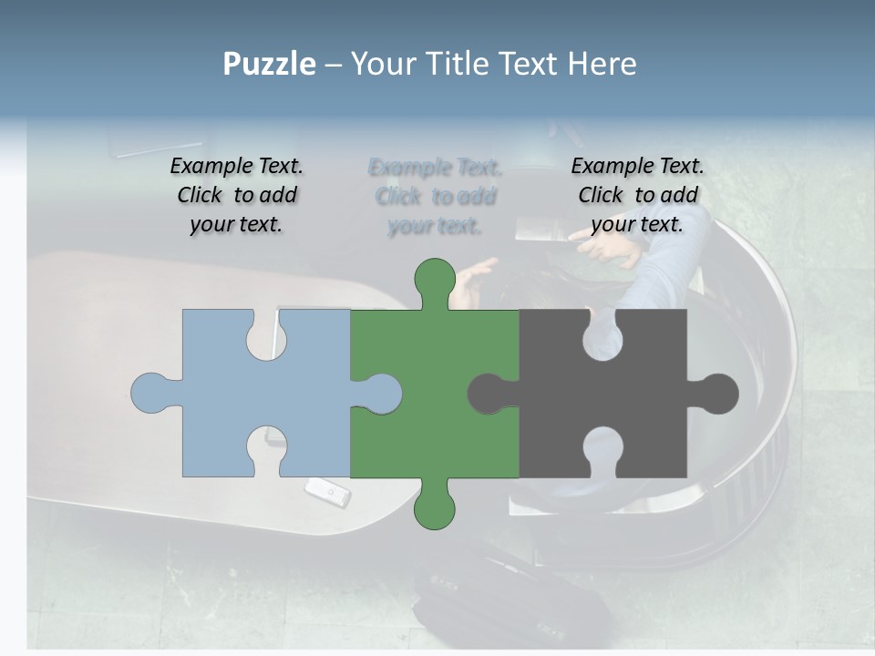 Two Business Men In A Meeting. PowerPoint Template