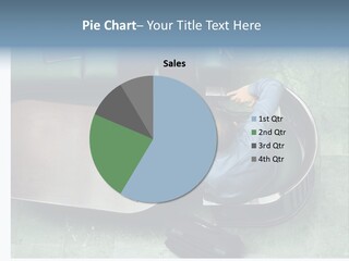 Two Business Men In A Meeting. PowerPoint Template