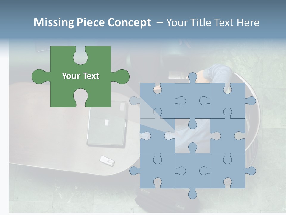 Two Business Men In A Meeting. PowerPoint Template