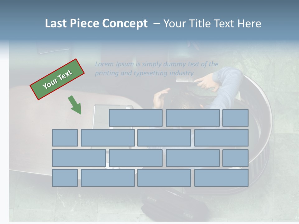 Two Business Men In A Meeting. PowerPoint Template