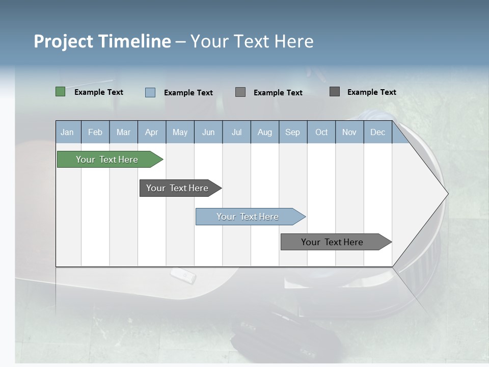 Two Business Men In A Meeting. PowerPoint Template