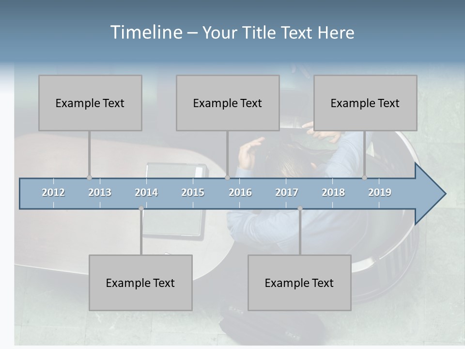 Two Business Men In A Meeting. PowerPoint Template