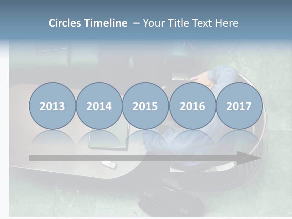 Two Business Men In A Meeting. PowerPoint Template