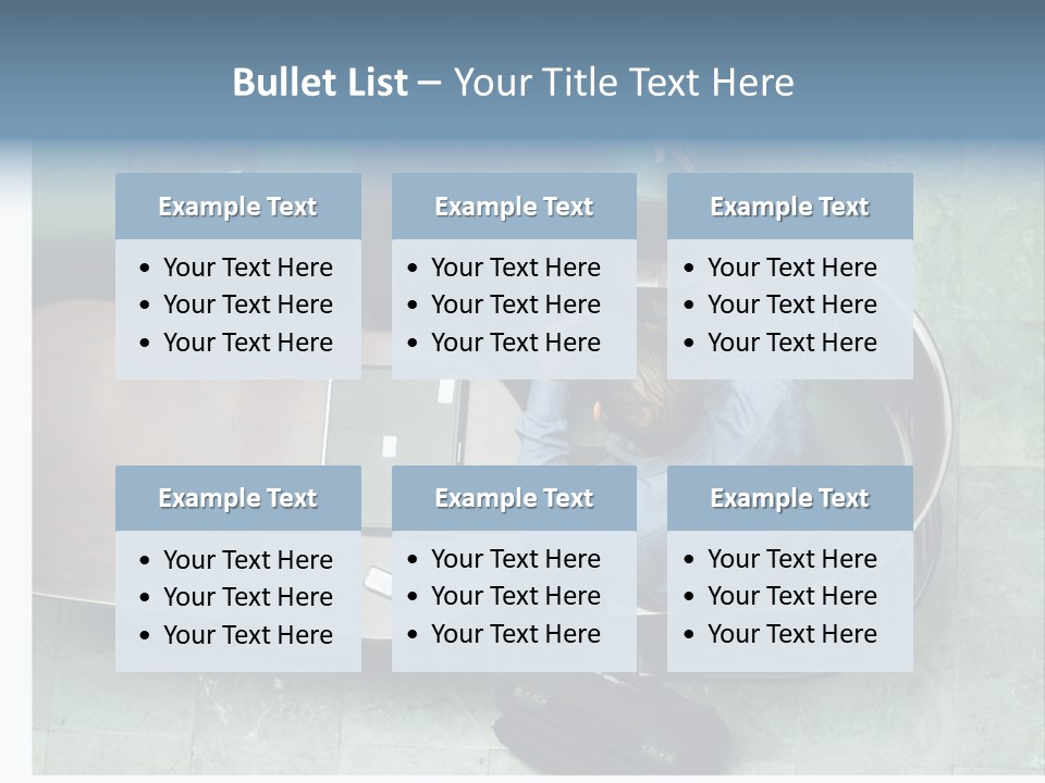 Two Business Men In A Meeting. PowerPoint Template