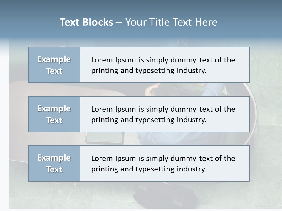 Two Business Men In A Meeting. PowerPoint Template