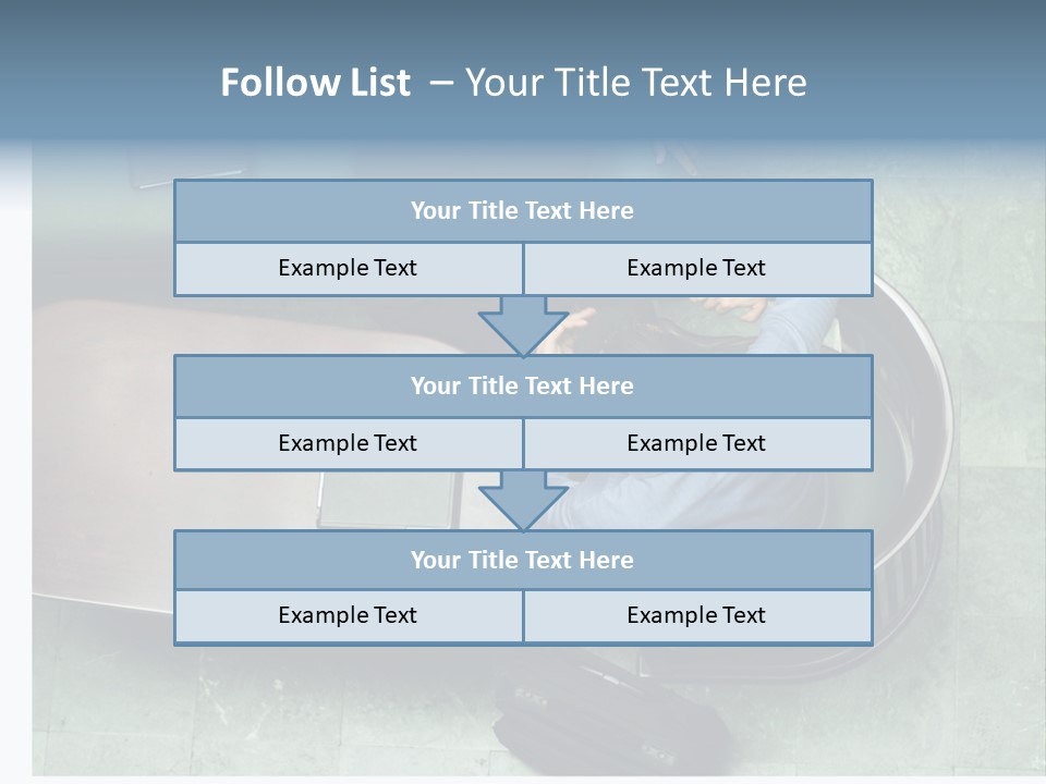 Two Business Men In A Meeting. PowerPoint Template