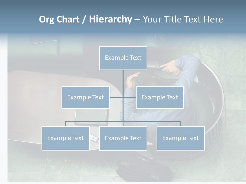 Two Business Men In A Meeting. PowerPoint Template