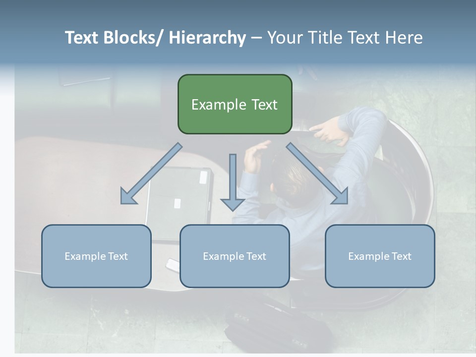 Two Business Men In A Meeting. PowerPoint Template