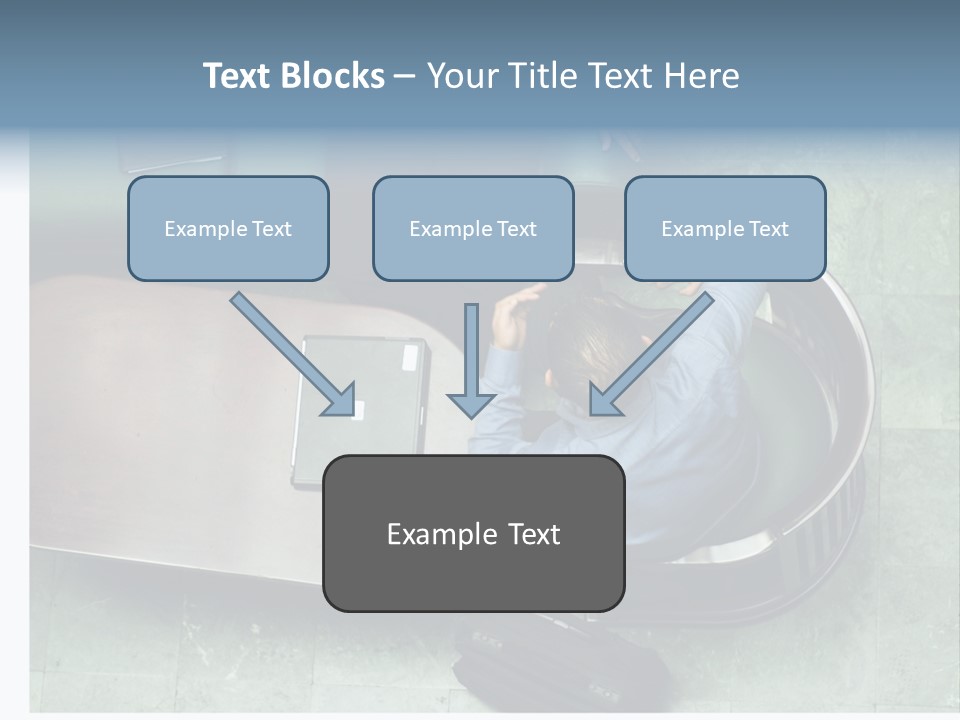 Two Business Men In A Meeting. PowerPoint Template