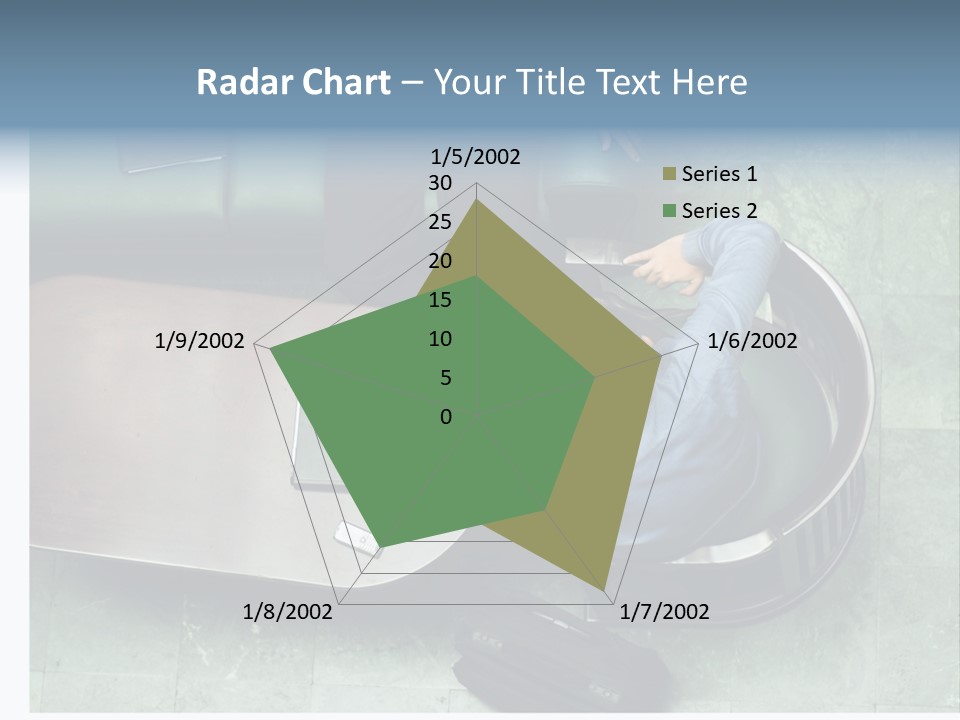 Two Business Men In A Meeting. PowerPoint Template