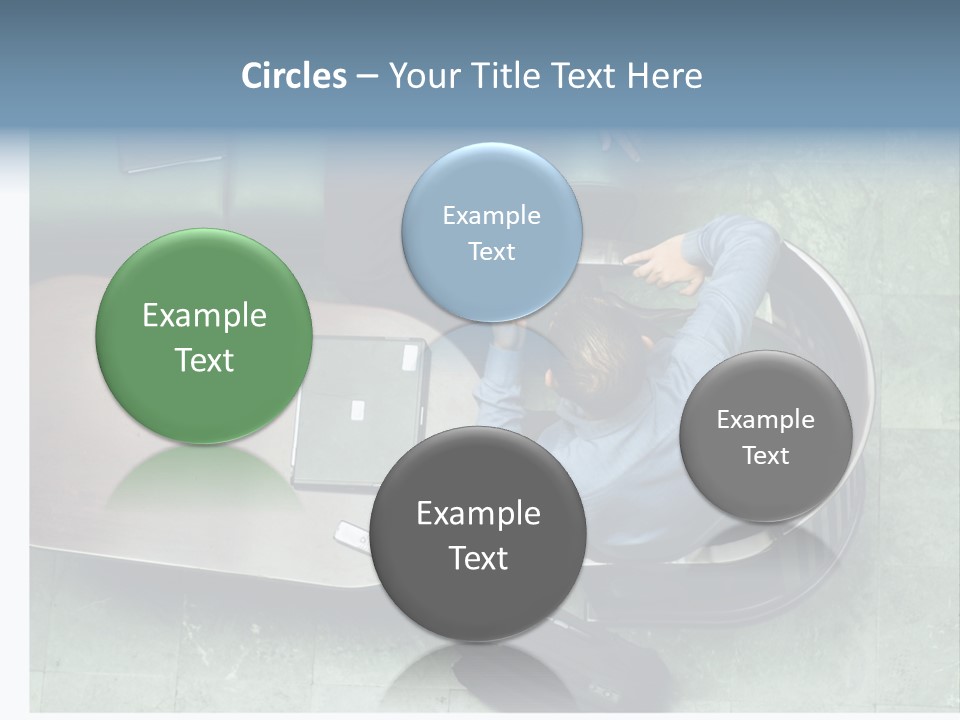 Two Business Men In A Meeting. PowerPoint Template