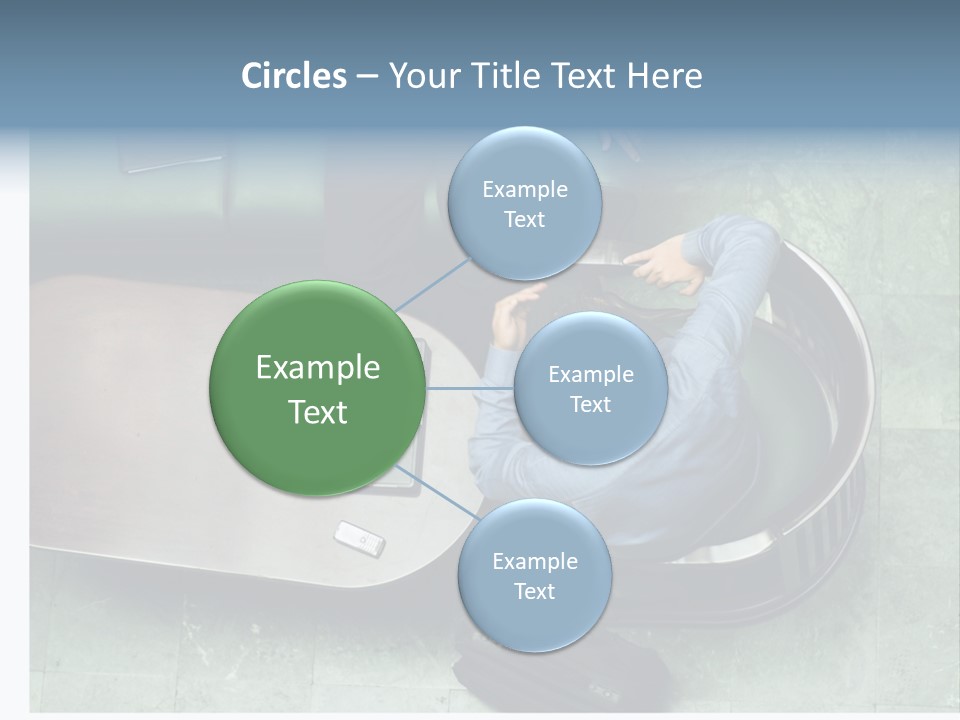 Two Business Men In A Meeting. PowerPoint Template