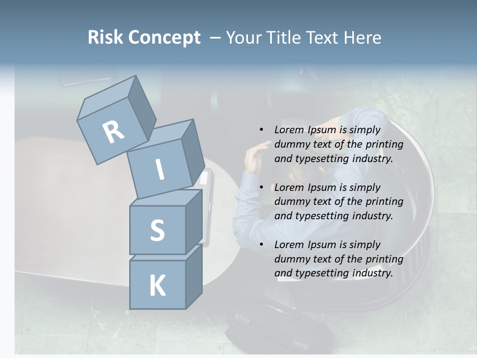 Two Business Men In A Meeting. PowerPoint Template