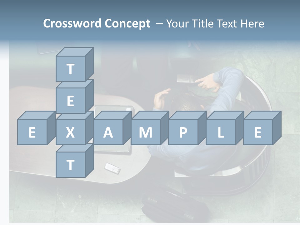 Two Business Men In A Meeting. PowerPoint Template