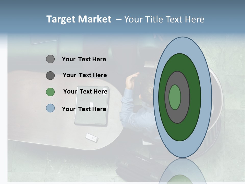 Two Business Men In A Meeting. PowerPoint Template