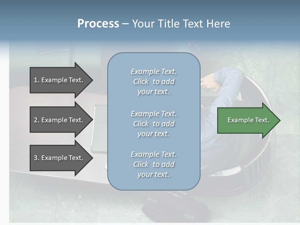 Two Business Men In A Meeting. PowerPoint Template
