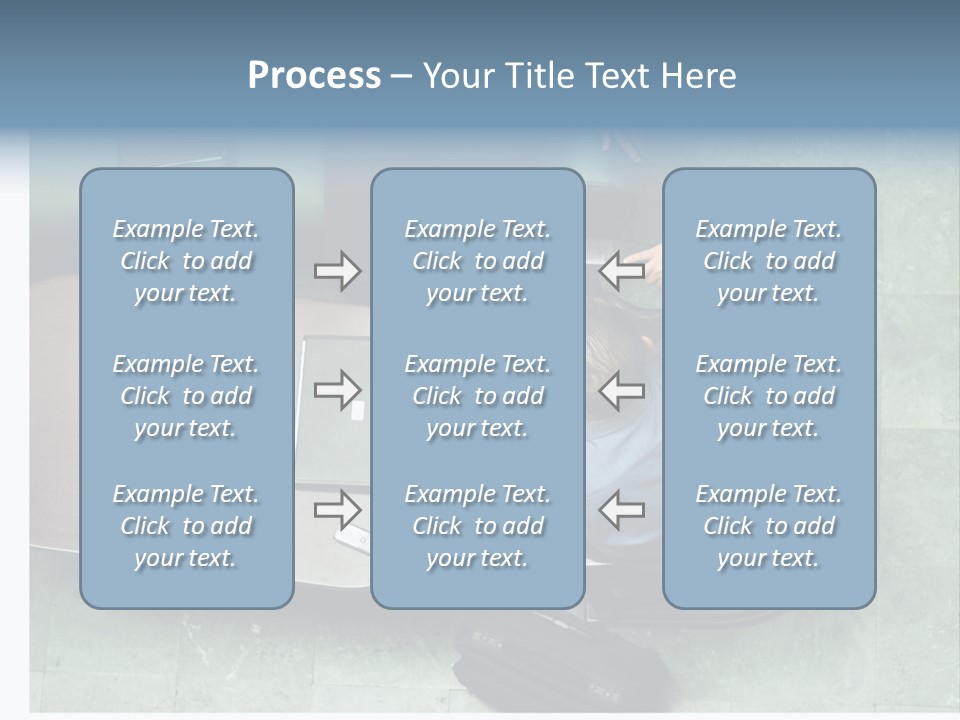 Two Business Men In A Meeting. PowerPoint Template