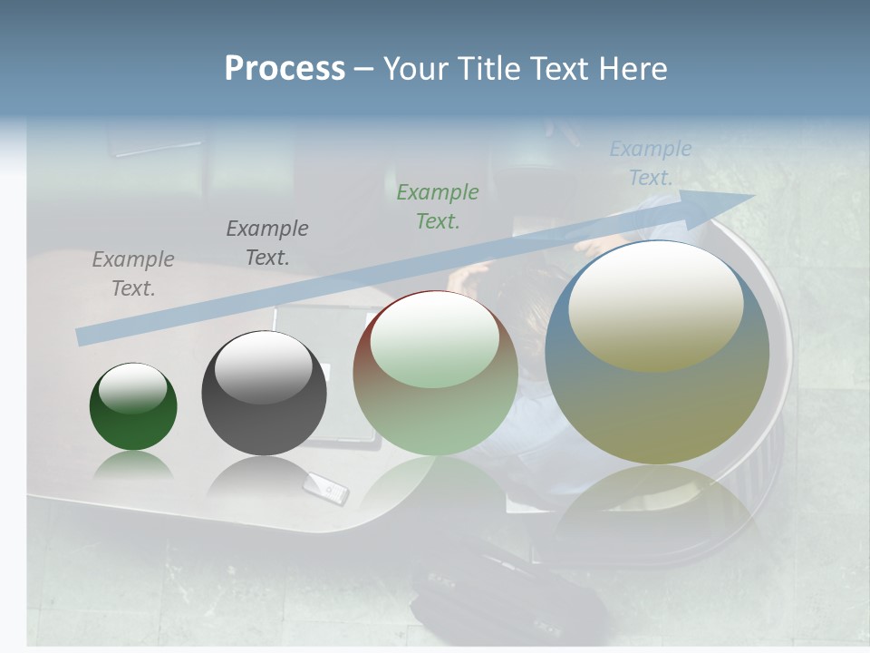 Two Business Men In A Meeting. PowerPoint Template