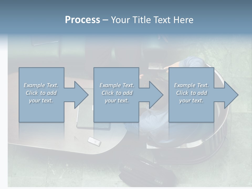Two Business Men In A Meeting. PowerPoint Template