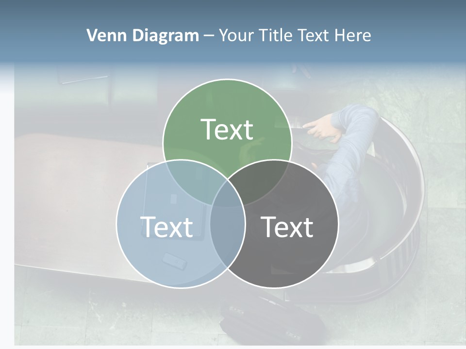 Two Business Men In A Meeting. PowerPoint Template