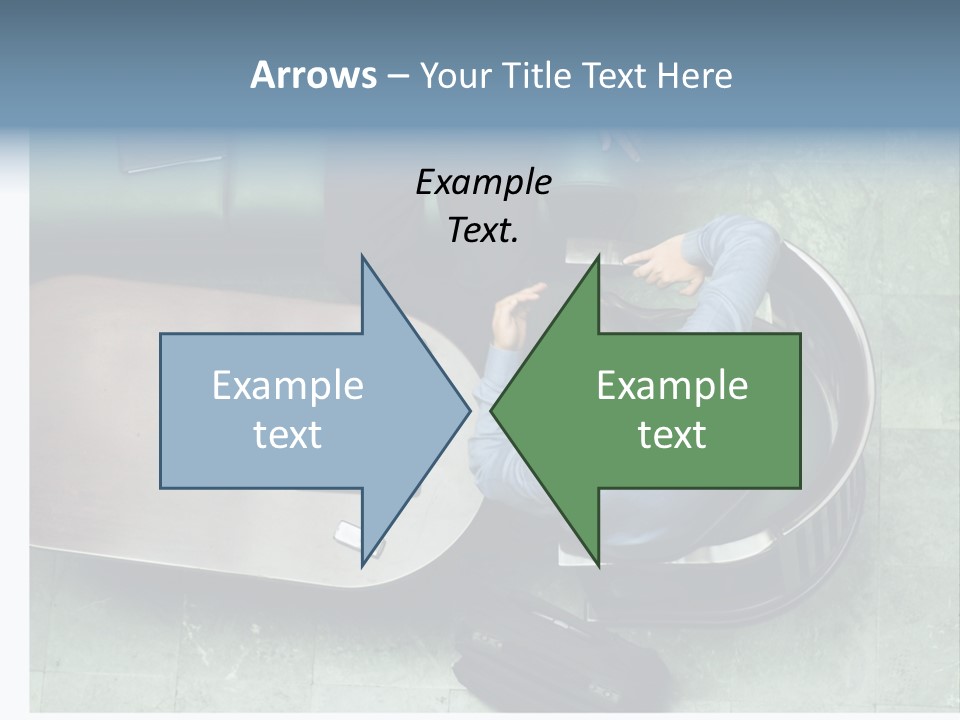 Two Business Men In A Meeting. PowerPoint Template