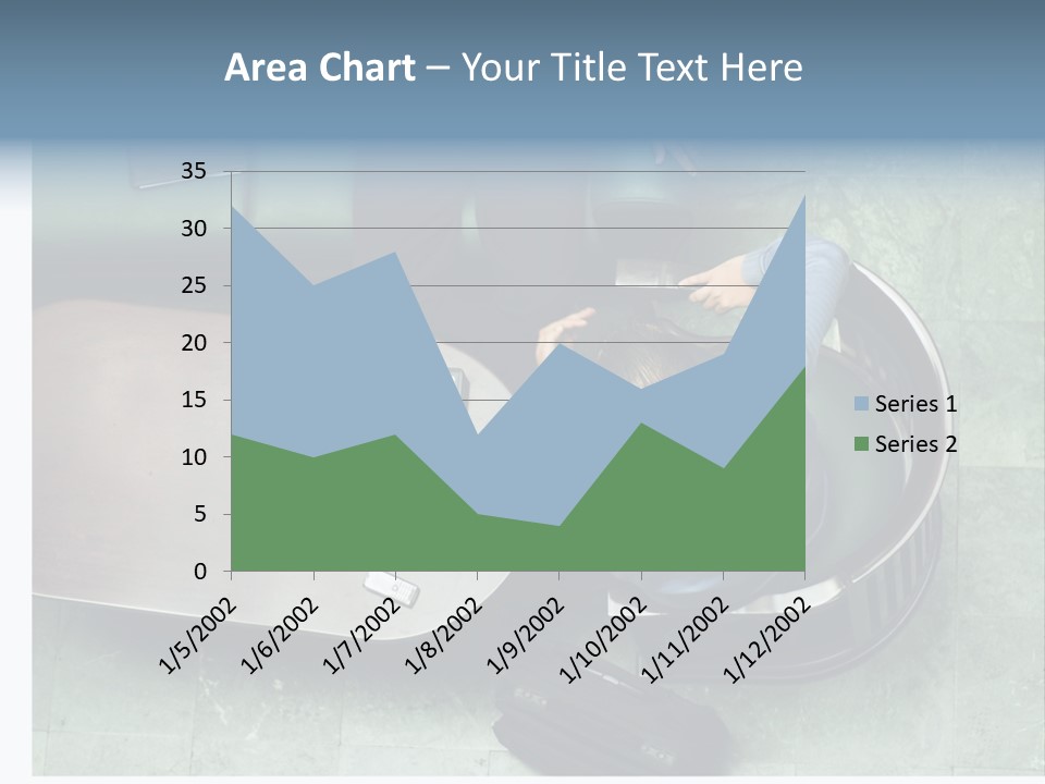 Two Business Men In A Meeting. PowerPoint Template