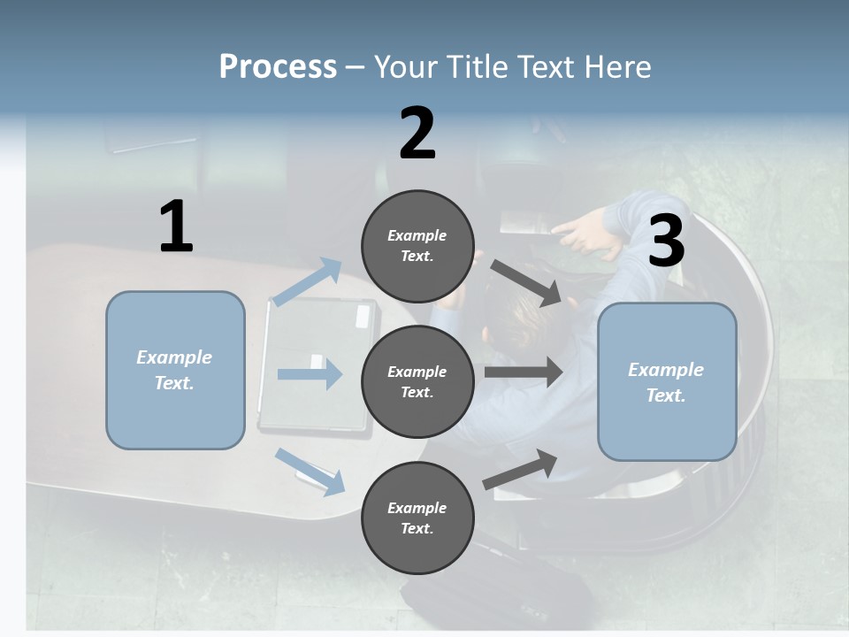 Two Business Men In A Meeting. PowerPoint Template
