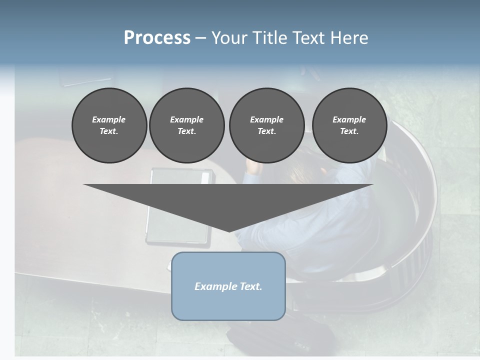 Two Business Men In A Meeting. PowerPoint Template