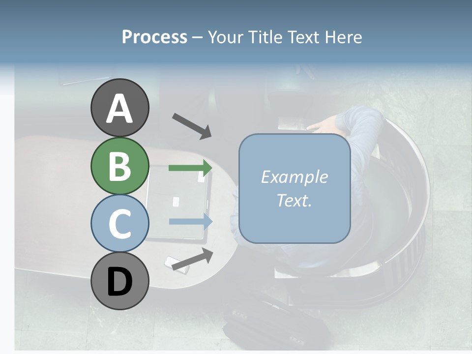 Two Business Men In A Meeting. PowerPoint Template
