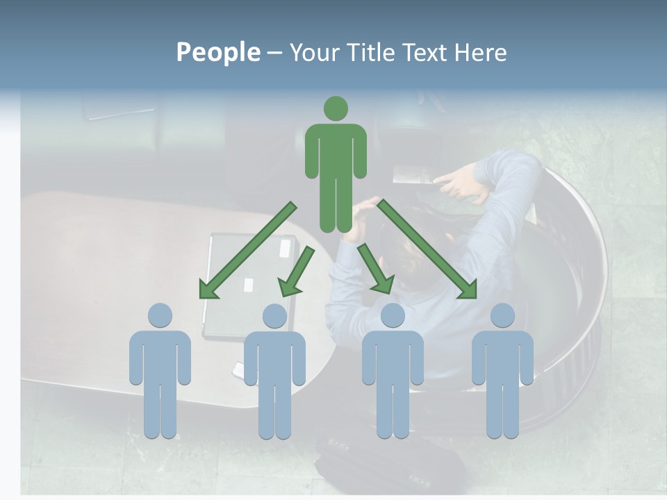 Two Business Men In A Meeting. PowerPoint Template