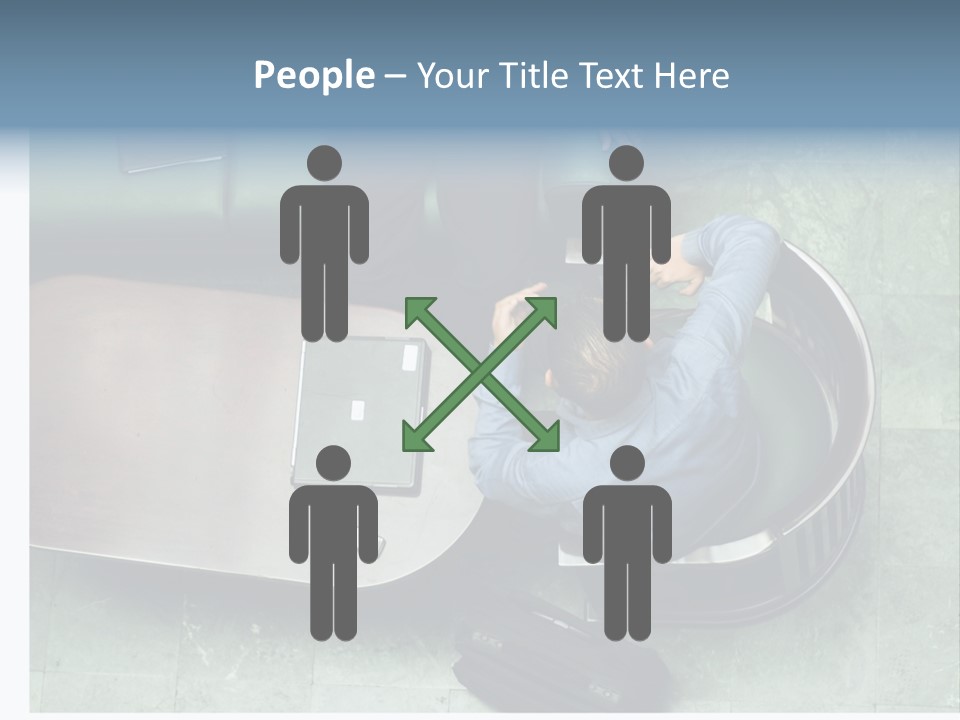 Two Business Men In A Meeting. PowerPoint Template