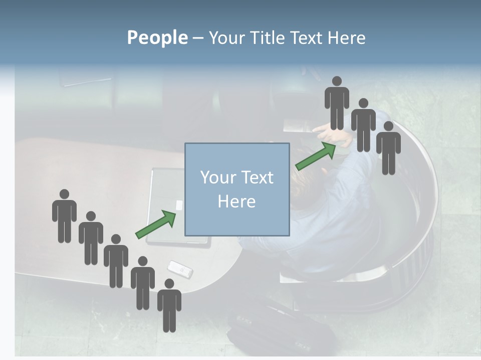 Two Business Men In A Meeting. PowerPoint Template