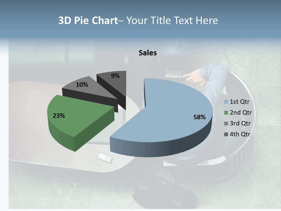 Two Business Men In A Meeting. PowerPoint Template