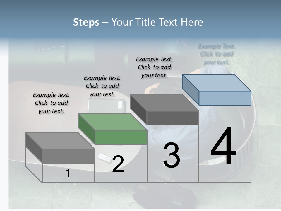 Two Business Men In A Meeting. PowerPoint Template