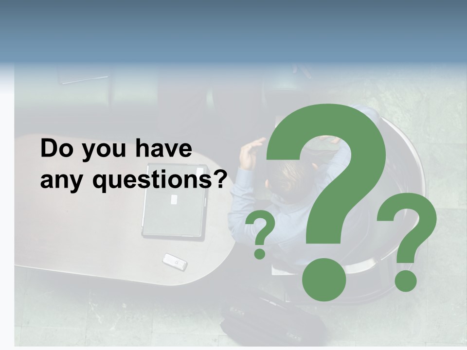 Two Business Men In A Meeting. PowerPoint Template