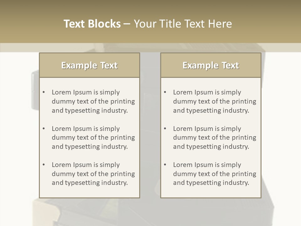 Video Cassette PowerPoint Template
