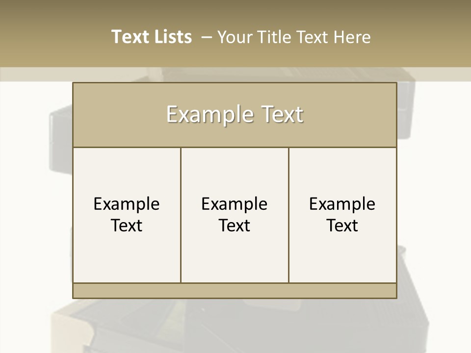 Video Cassette PowerPoint Template