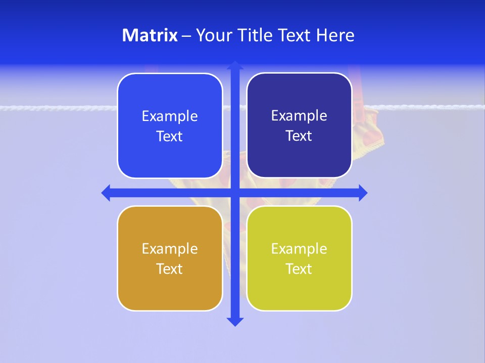 Underpants Hanging On The Clothes-Line PowerPoint Template