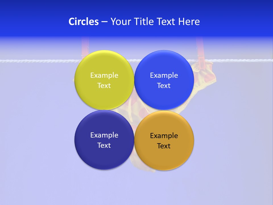 Underpants Hanging On The Clothes-Line PowerPoint Template