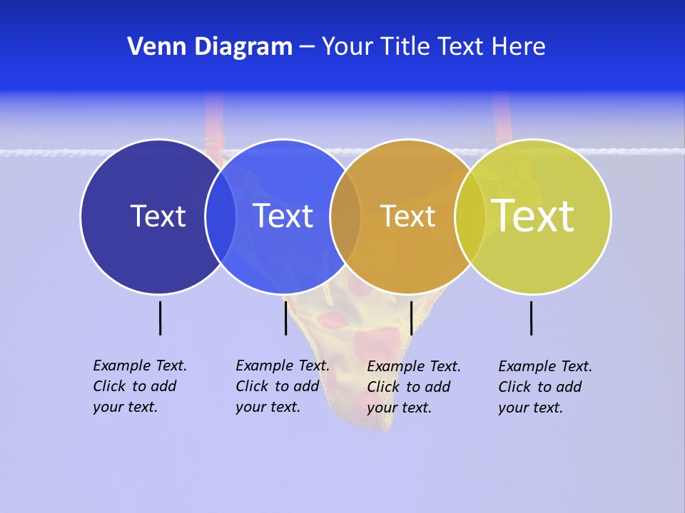 Underpants Hanging On The Clothes-Line PowerPoint Template