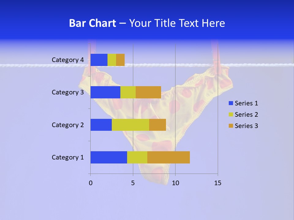 Underpants Hanging On The Clothes-Line PowerPoint Template