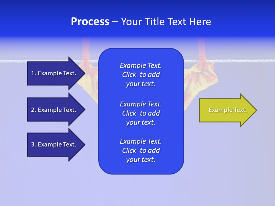 Underpants Hanging On The Clothes-Line PowerPoint Template