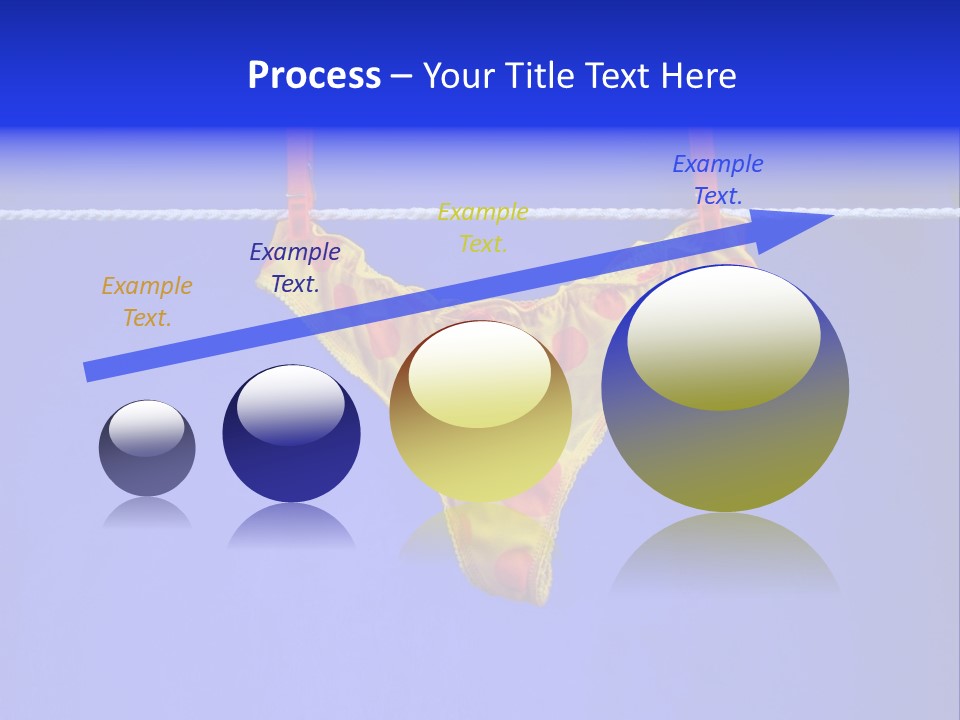 Underpants Hanging On The Clothes-Line PowerPoint Template