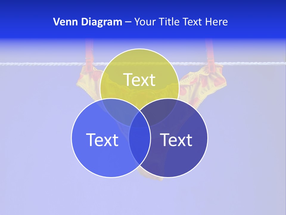 Underpants Hanging On The Clothes-Line PowerPoint Template