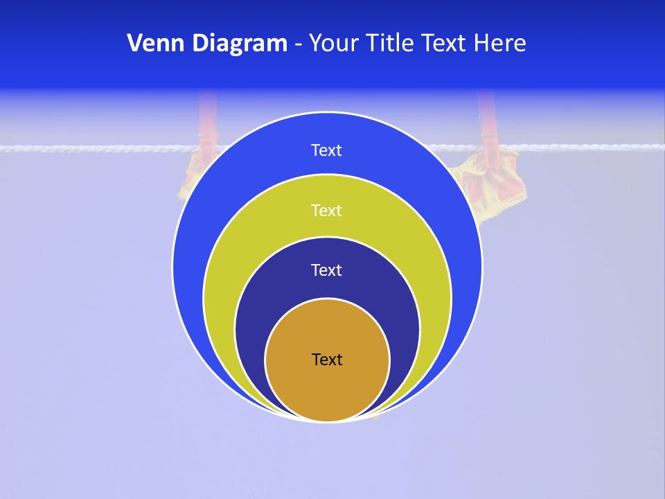 Underpants Hanging On The Clothes-Line PowerPoint Template