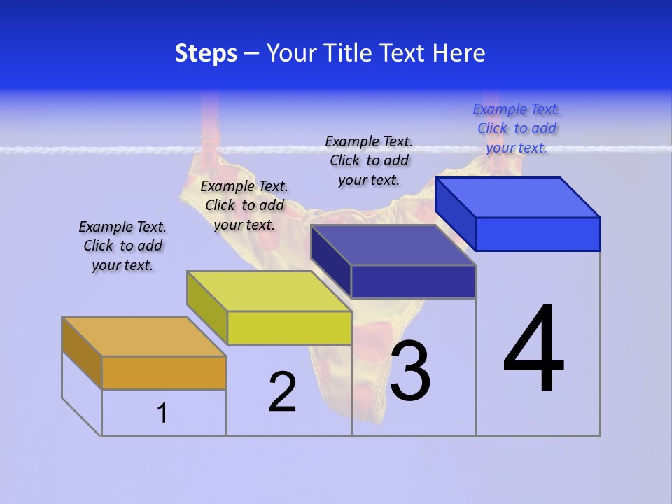 Underpants Hanging On The Clothes-Line PowerPoint Template