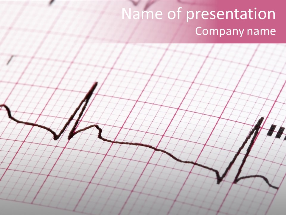 Ekg Background PowerPoint Template