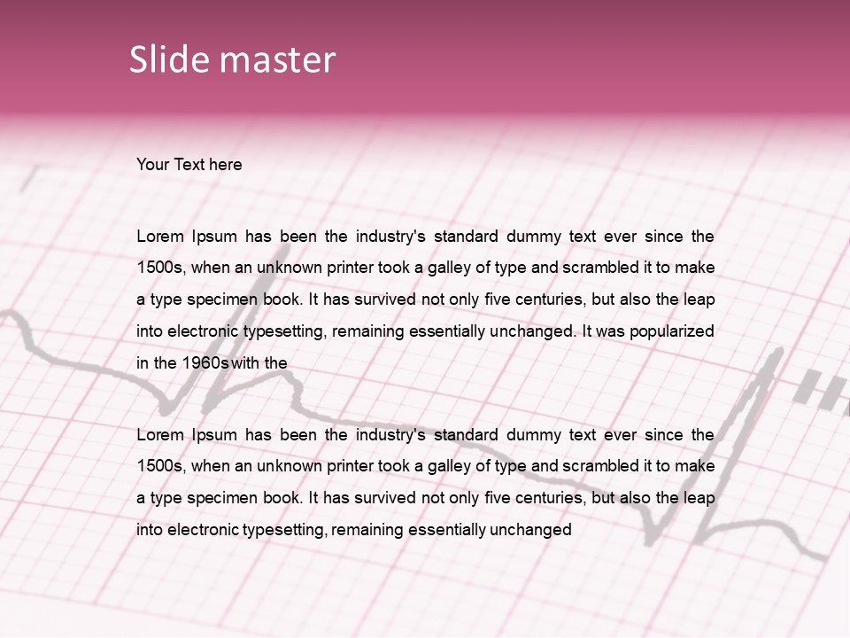 Ekg Background PowerPoint Template